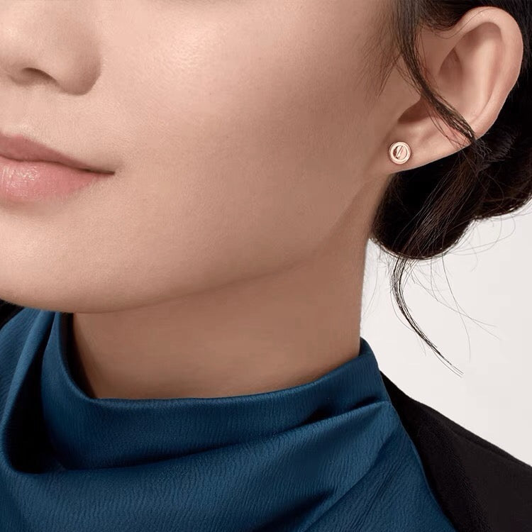 [AURORA]LOVE EARRINGS 7.2MM