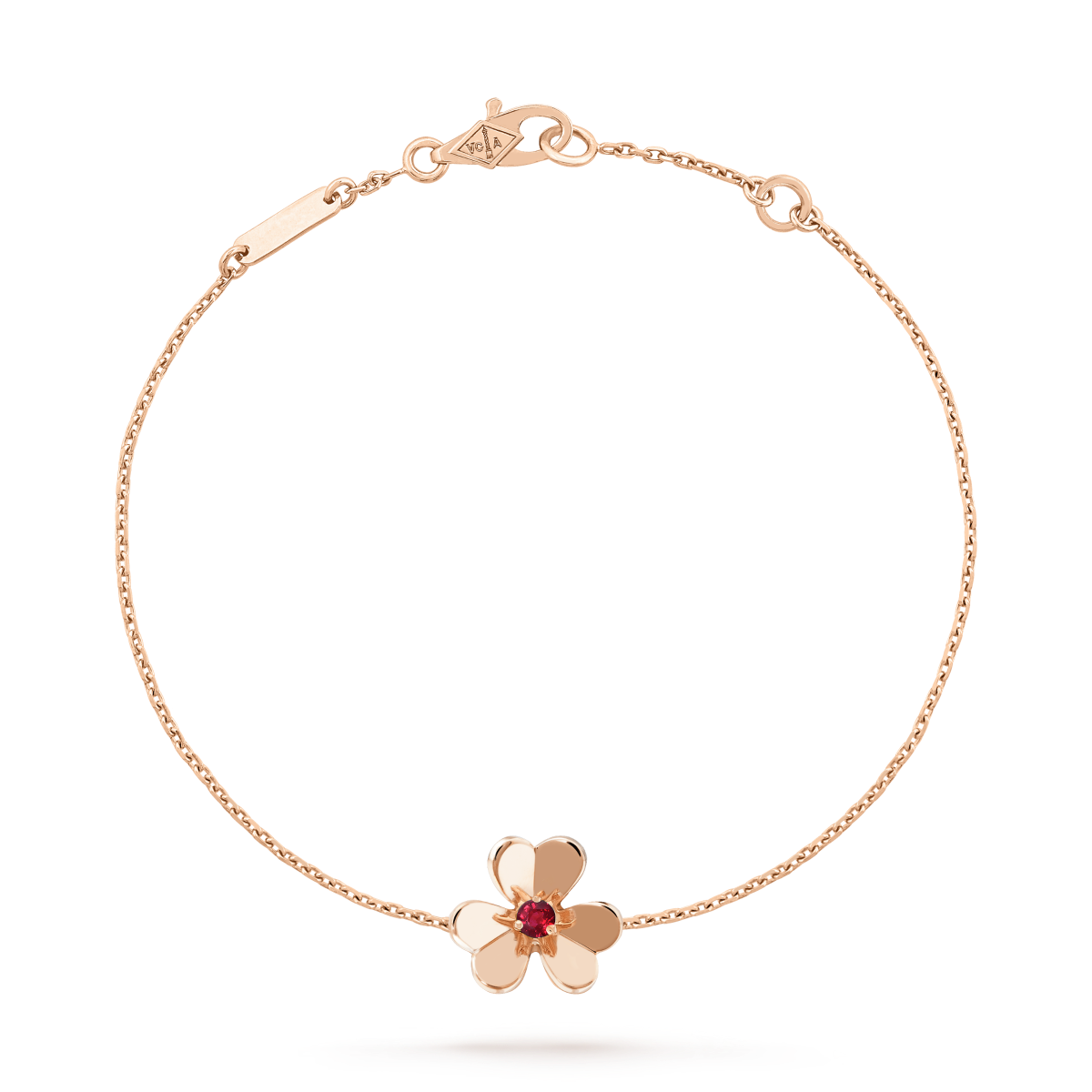 [Baslove]FRIVOLE GOLD FLOWER PINK MALACHITE BRACELET