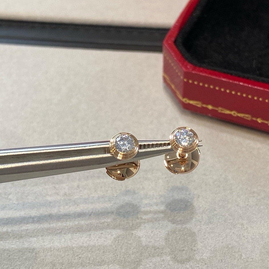 [AURORA]DAMOUR DIAMOND EARRINGS