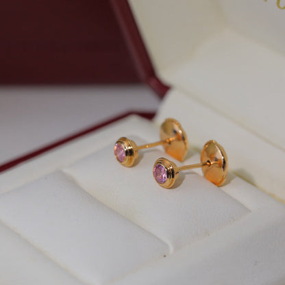 [AURORA]DAMOUR PING DIAMOND EARRINGS