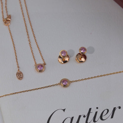 [AURORA]DAMOUR PING DIAMOND EARRINGS