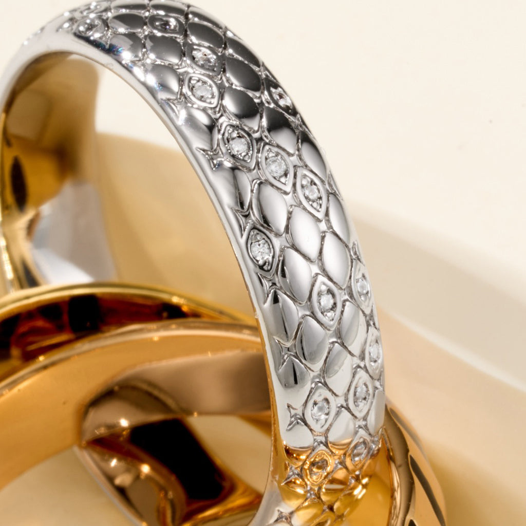 [AURORA] TRINITY  RING LEOPARD PRINT