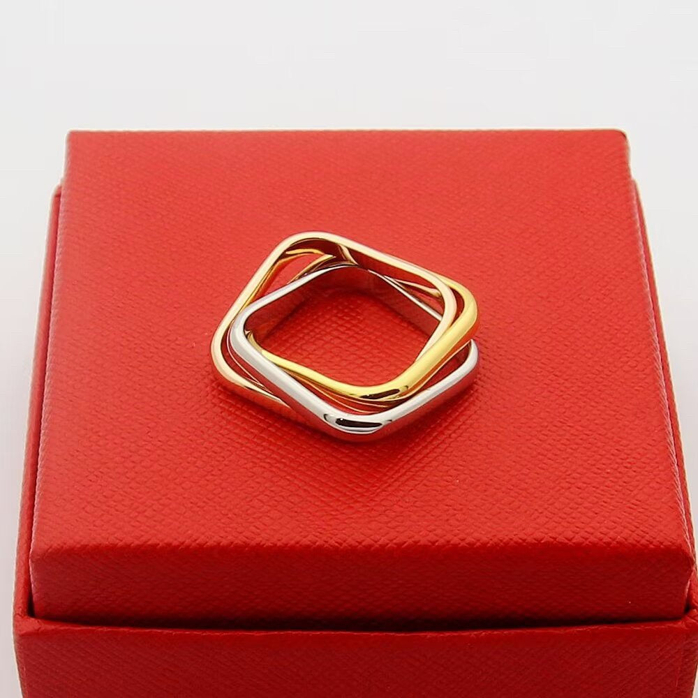 [AURORA] TRINITY 3.5MM CUSHION RING COLLECTION