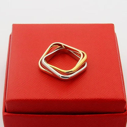 [AURORA] TRINITY 3.5MM CUSHION RING COLLECTION