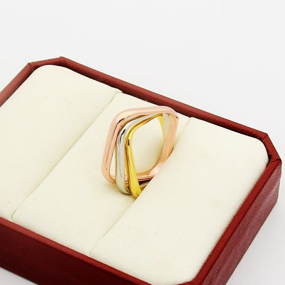 [AURORA] TRINITY 3.5MM CUSHION RING COLLECTION