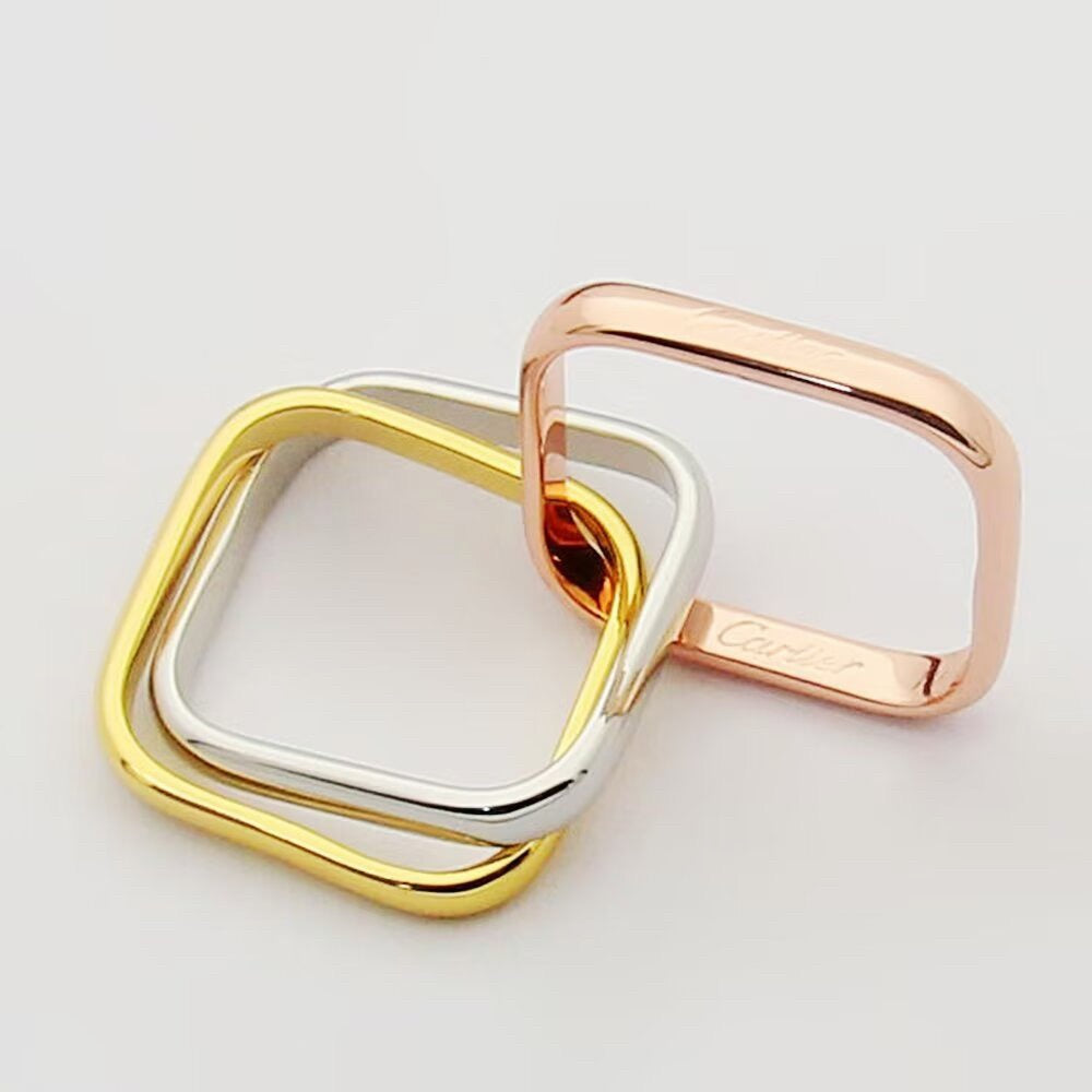 [AURORA] TRINITY 3.5MM CUSHION RING COLLECTION