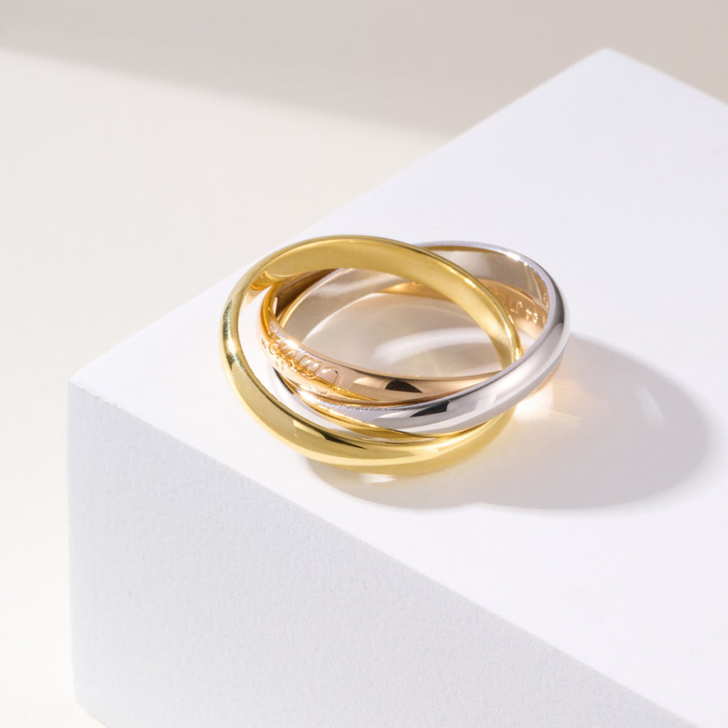 [AURORA] TRINITY 3.2MM RING COLLECTION