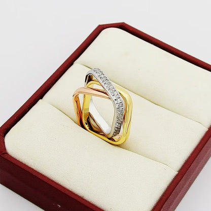 [AURORA] TRINITY 3.5MM CUSHION RING COLLECTION