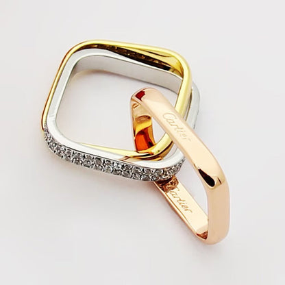 [AURORA] TRINITY 3.5MM CUSHION RING COLLECTION