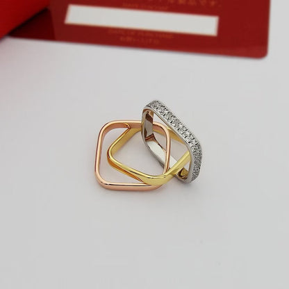 [AURORA] TRINITY 3.5MM CUSHION RING COLLECTION