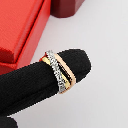 [AURORA] TRINITY 3.5MM CUSHION RING COLLECTION