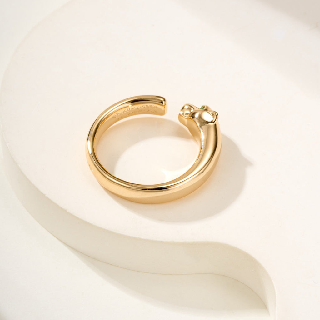 [AURORA]PANTHERE NO DIAMOND SMALL RING