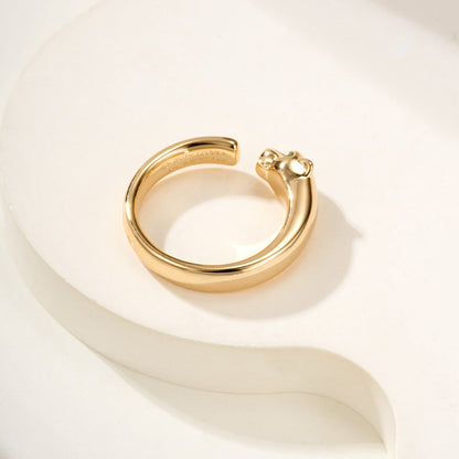 [AURORA]PANTHERE NO DIAMOND SMALL RING