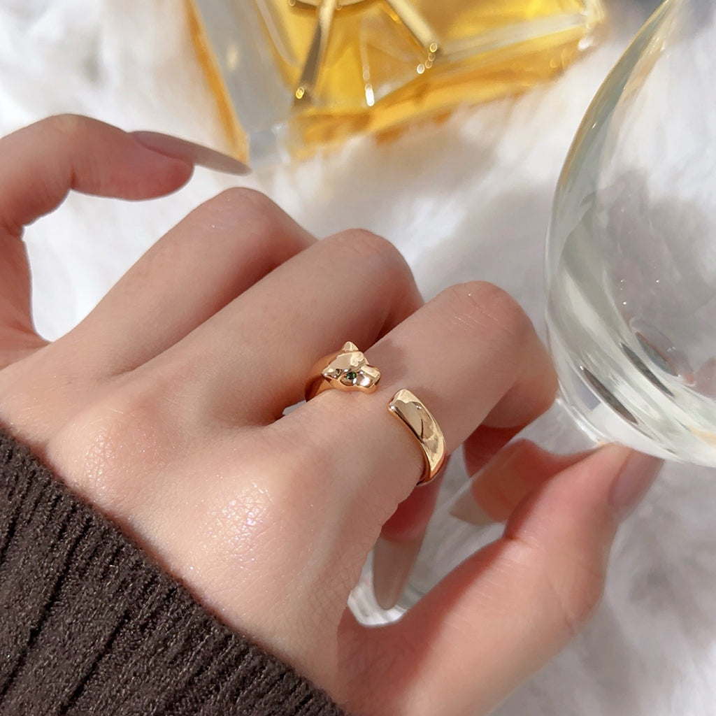 [AURORA]PANTHERE NO DIAMOND SMALL RING