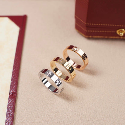[AURORA]LOVE 4MM 1 DIAMOND RING