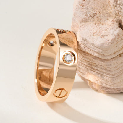 [AURORA]LOVE 4MM 1 DIAMOND RING