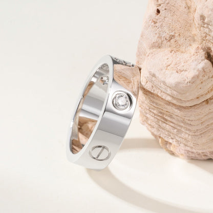 [AURORA]LOVE 4MM 1 DIAMOND RING