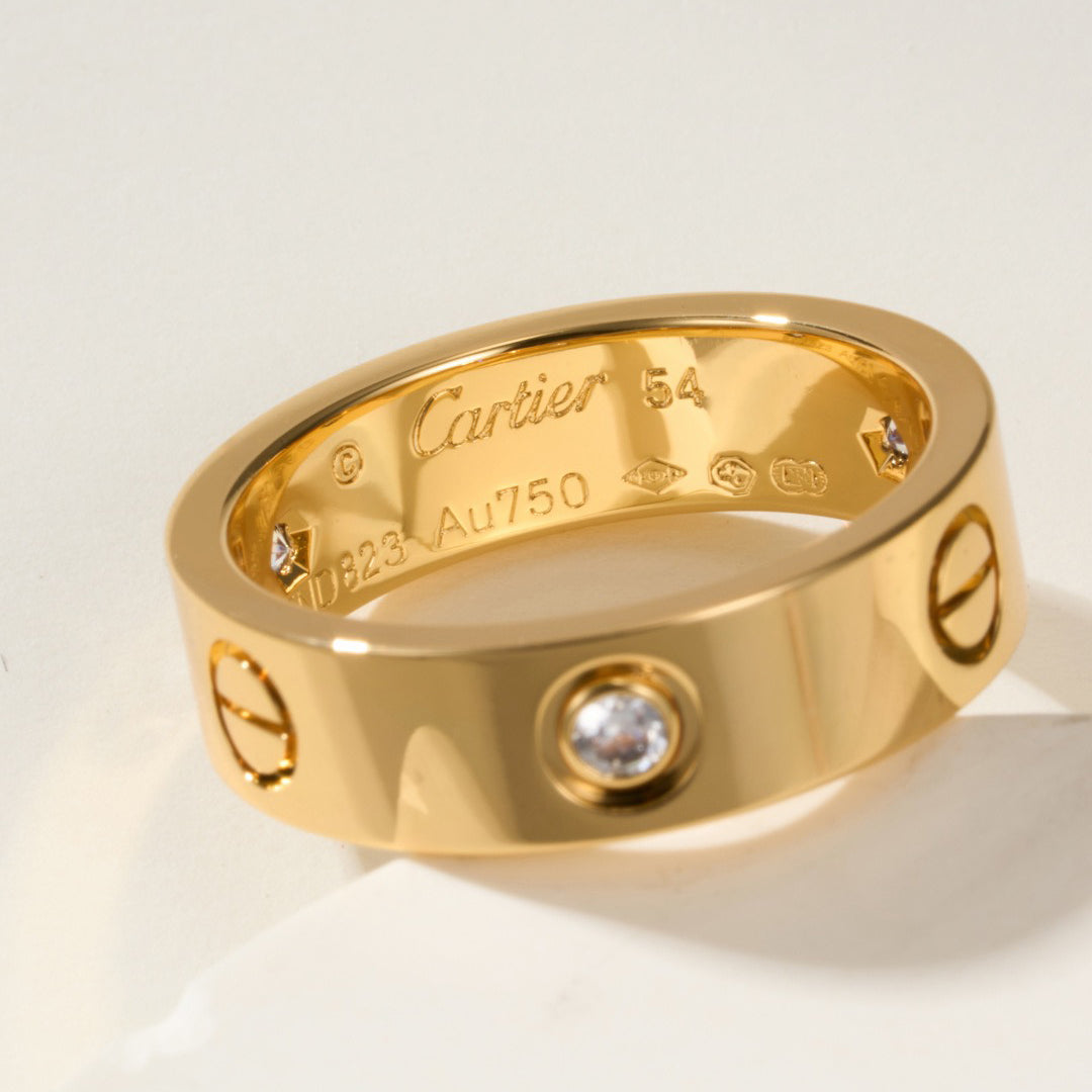 [AURORA]LOVE 4MM 1 DIAMOND RING