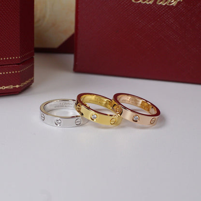 [AURORA]LOVE 4MM 1 DIAMOND RING