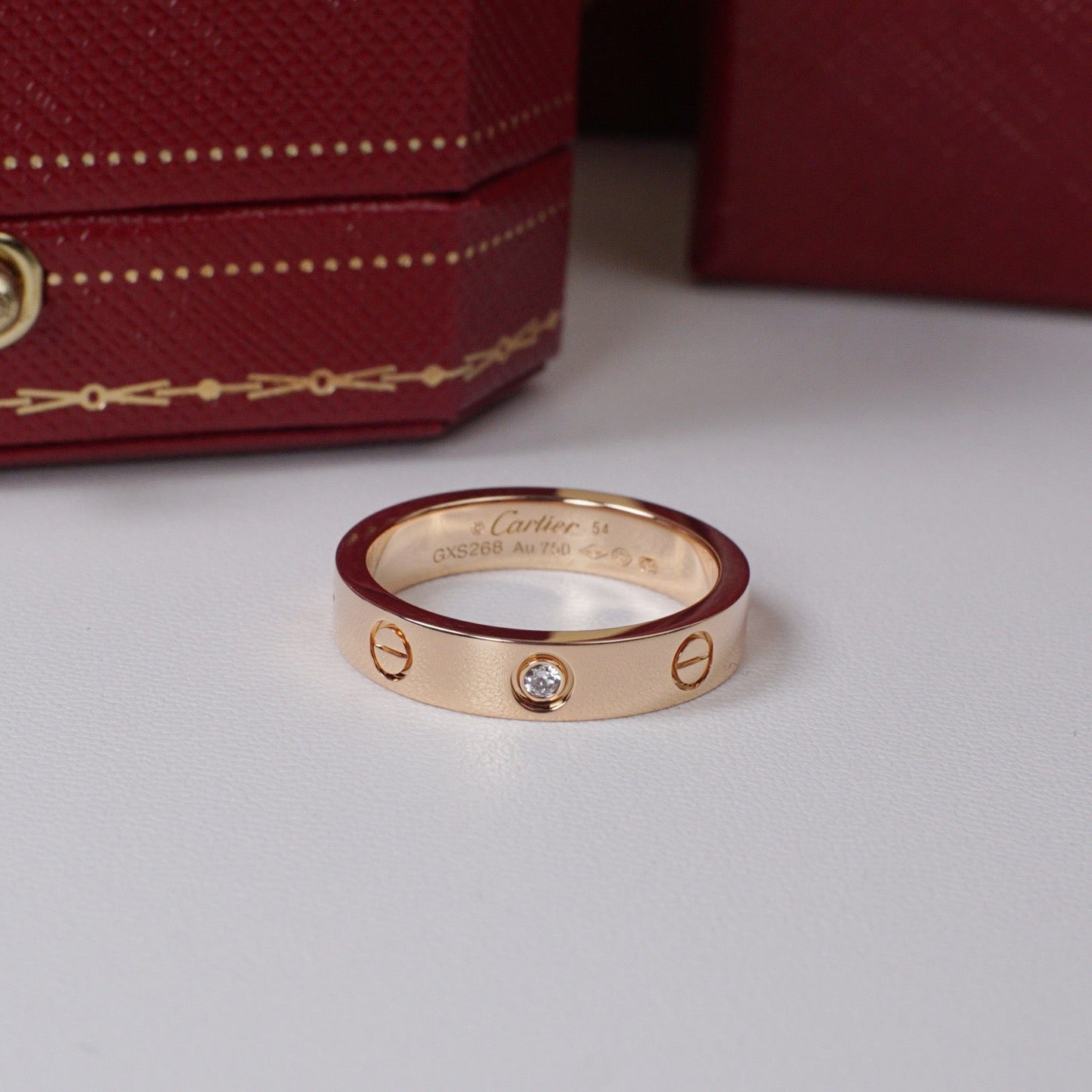 [AURORA]LOVE 4MM 1 DIAMOND RING