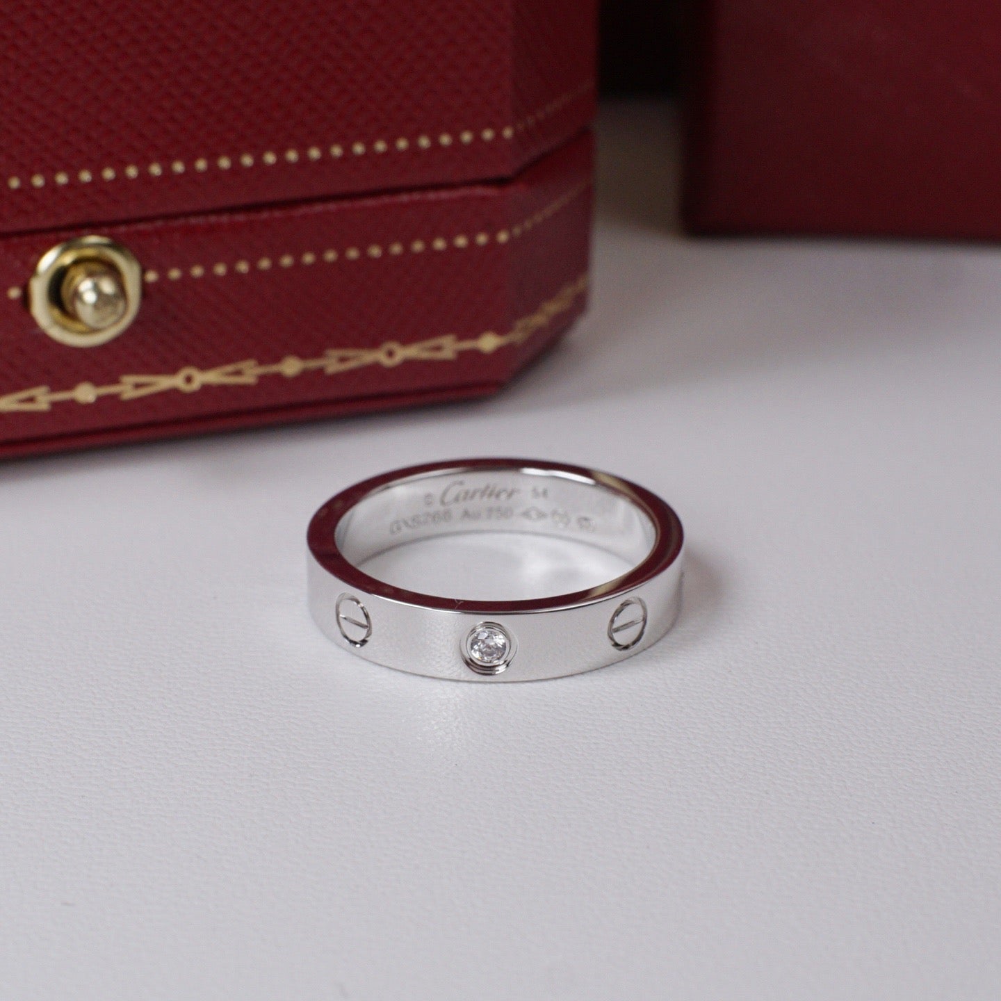 [AURORA]LOVE 4MM 1 DIAMOND RING