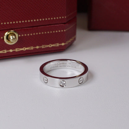 [AURORA]LOVE 4MM 1 DIAMOND RING