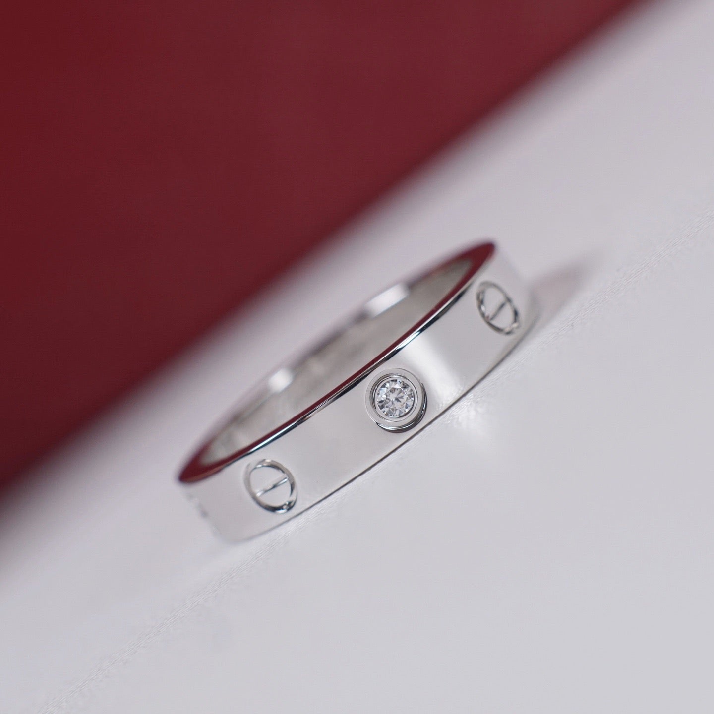 [AURORA]LOVE 4MM 1 DIAMOND RING
