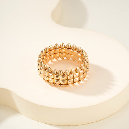 [AURORA]CLASH 9.2MM DOUBLE ROW RING