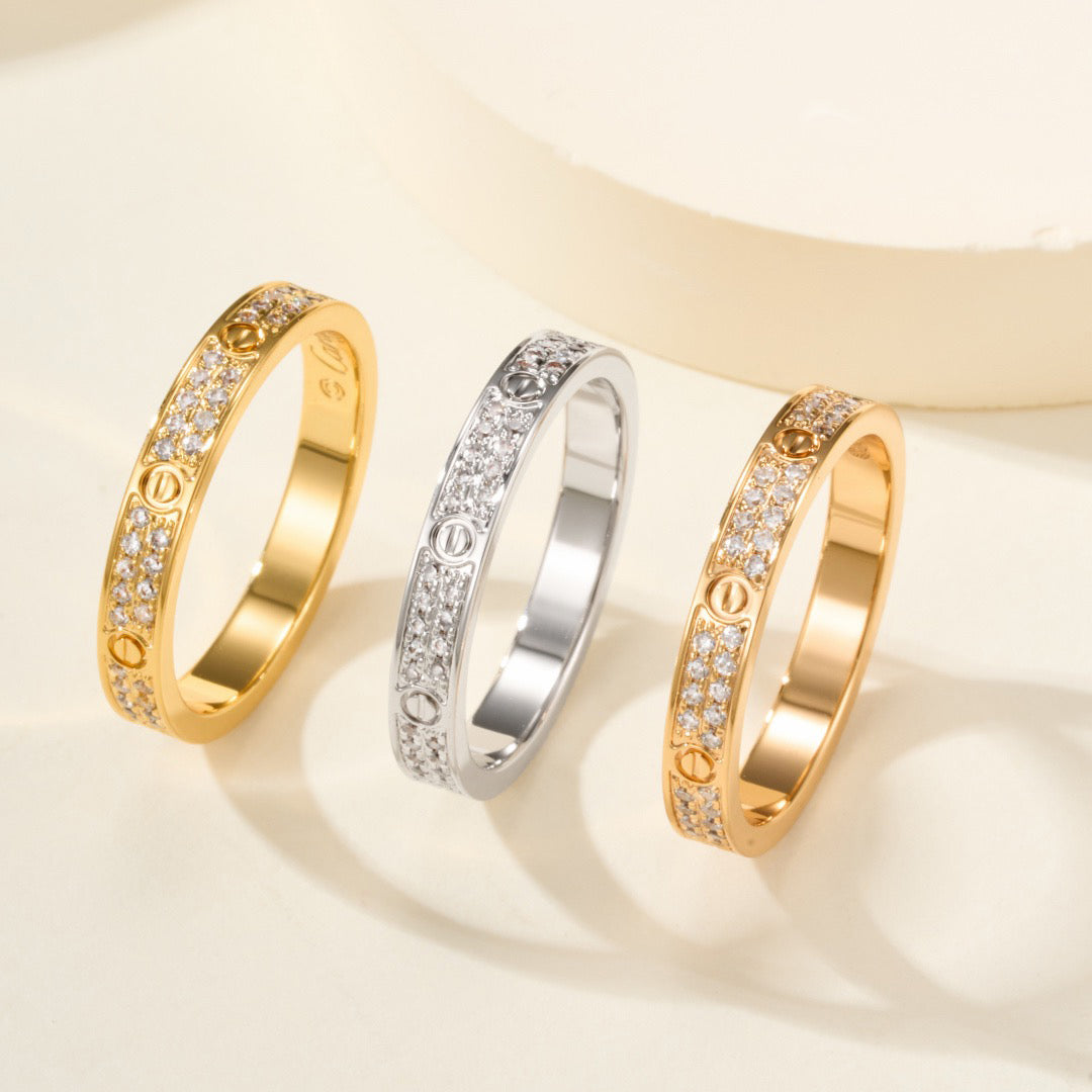 [AURORA]LOVE RING 2.65MM DIAMOND