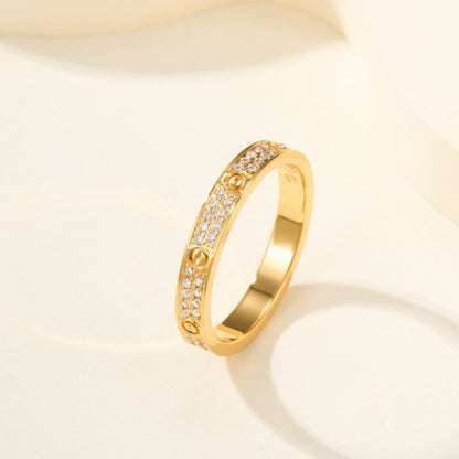 [AURORA]LOVE RING 2.65MM DIAMOND