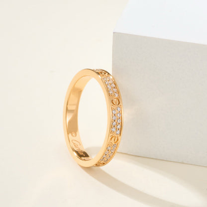 [AURORA]LOVE RING 2.65MM DIAMOND