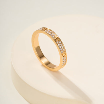 [AURORA]LOVE RING 2.65MM DIAMOND