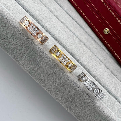 [AURORA]LOVE 5.5MM FULL-PAVE 6-DIAMOND RING