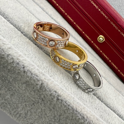 [AURORA]LOVE 5.5MM FULL-PAVE 6-DIAMOND RING
