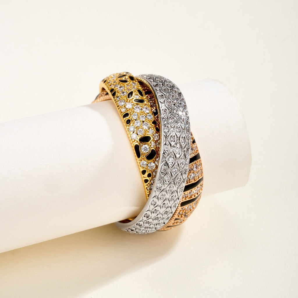[AURORA] TRINITY  RING LEOPARD PRINT