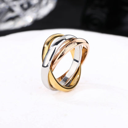 [AURORA] TRINITY 3.2MM RING COLLECTION