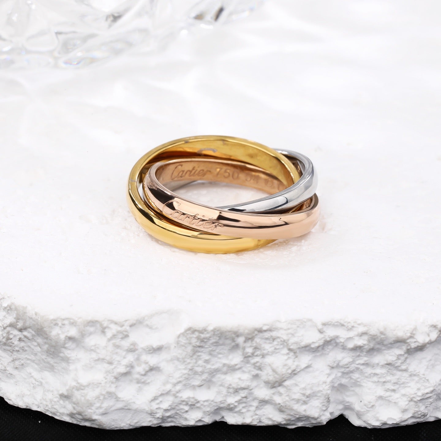 [AURORA] TRINITY 3.2MM RING COLLECTION