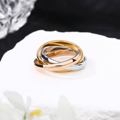 [AURORA] TRINITY 3.2MM RING COLLECTION