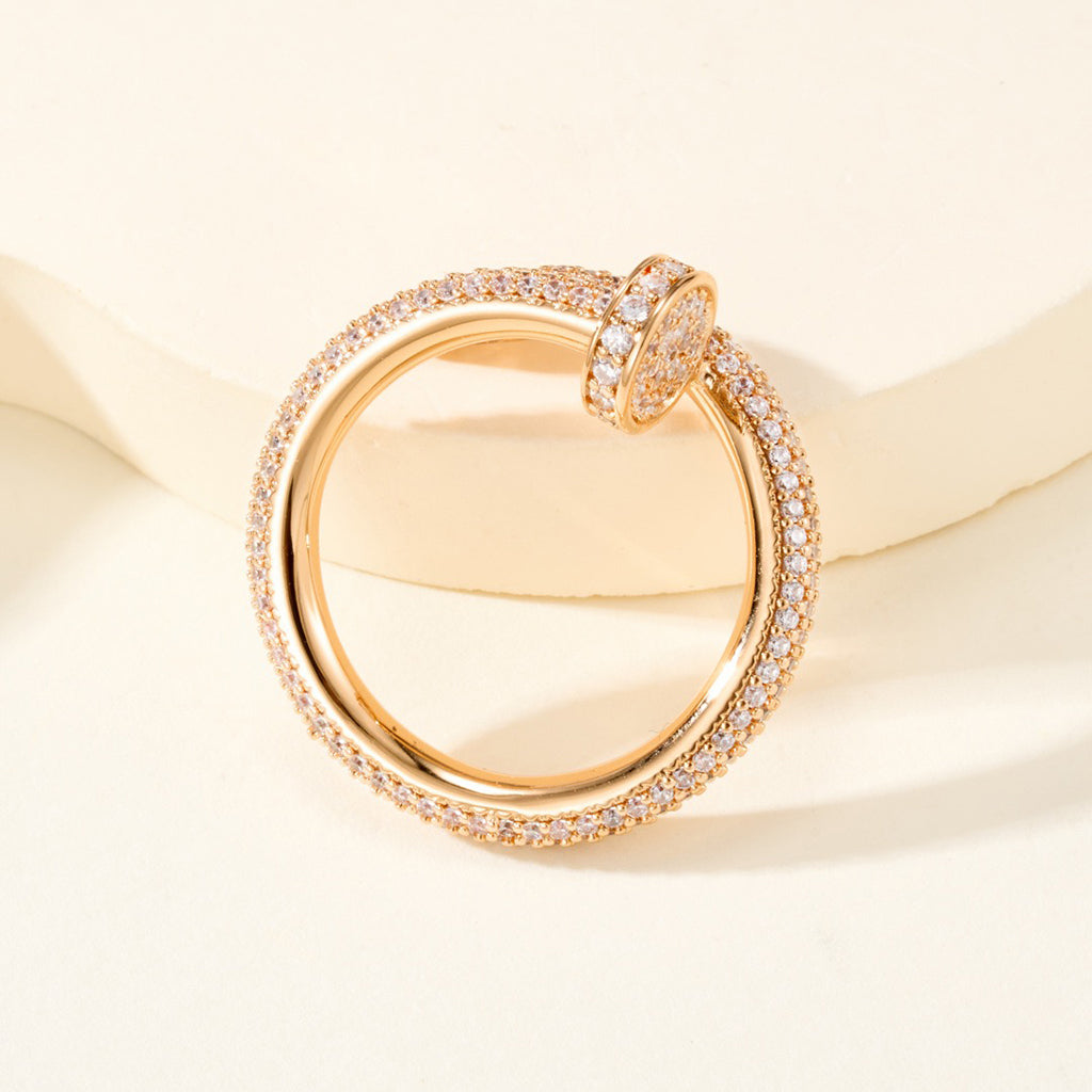 [AURORA]JUSTE RING 2.6MM FULL DIAMOND