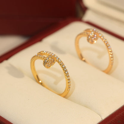 [AURORA]JUSTE 1.8MM FULL DIAMOND RING