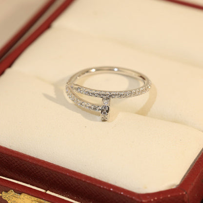 [AURORA]JUSTE 1.8MM FULL DIAMOND RING