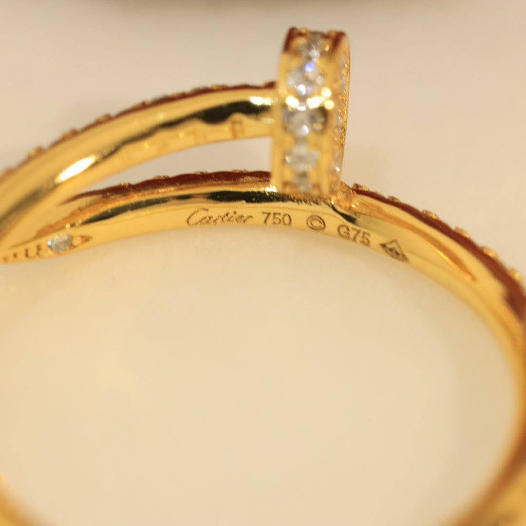[AURORA]JUSTE 1.8MM FULL DIAMOND RING