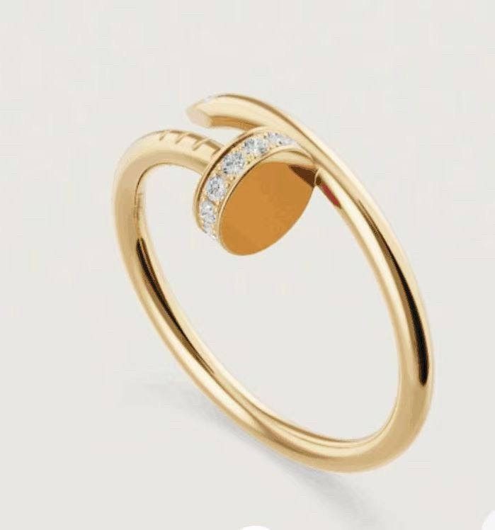[AURORA]JUSTE 1.8MM HALF DIAMOND RING