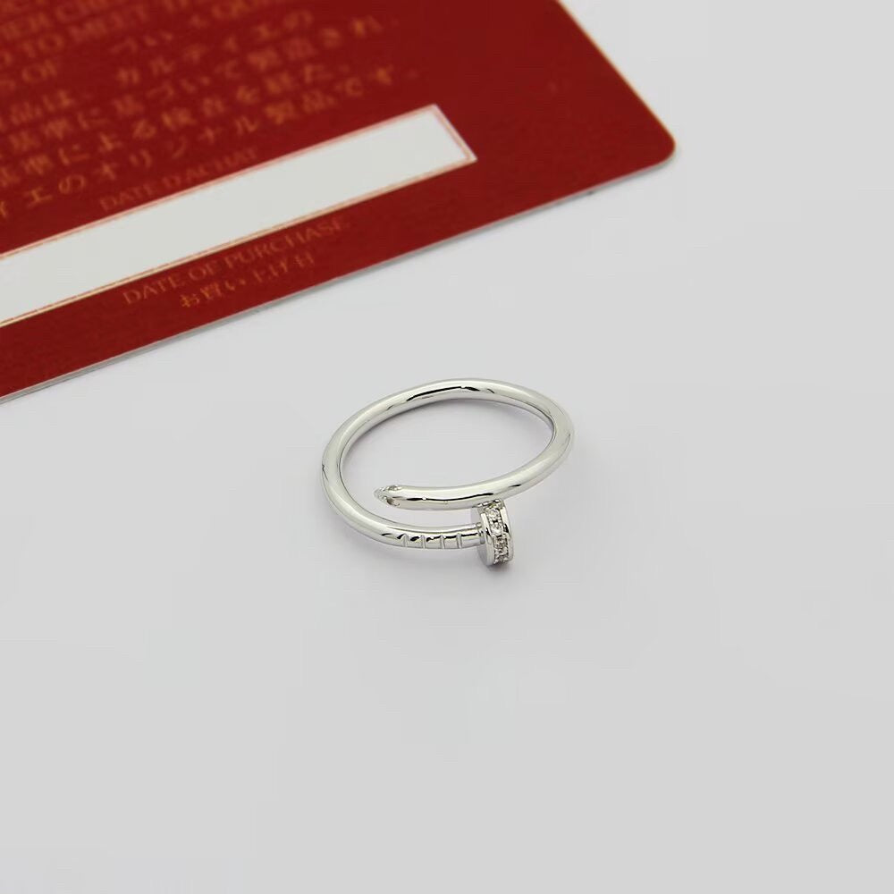 [AURORA]JUSTE 1.8MM HALF DIAMOND RING
