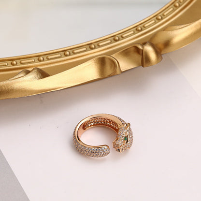 [AURORA]PANTHERE FULL DIAMOND SMALL RING