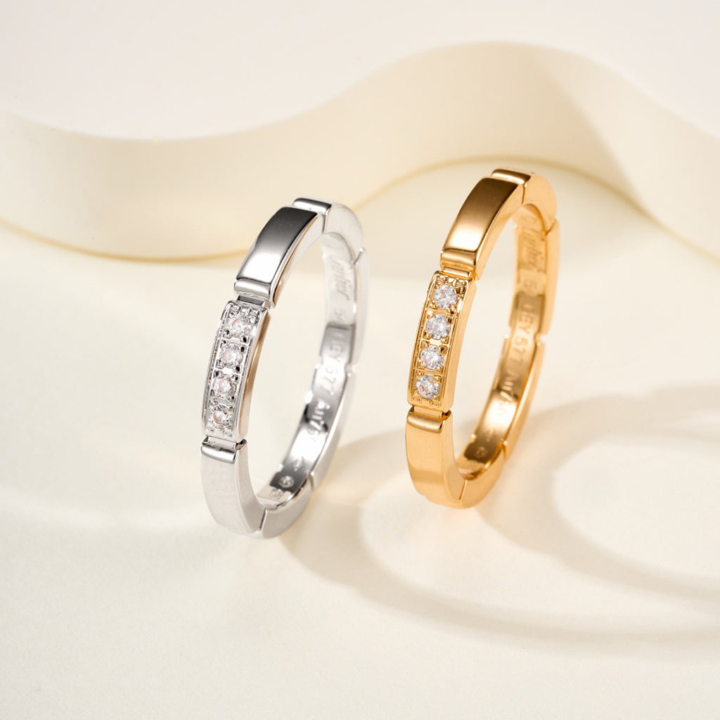 [AURORA]MAILLON PANTHERE 4 DIAMOND RING