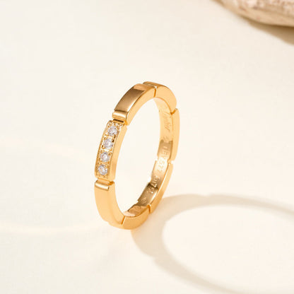 [AURORA]MAILLON PANTHERE 4 DIAMOND RING