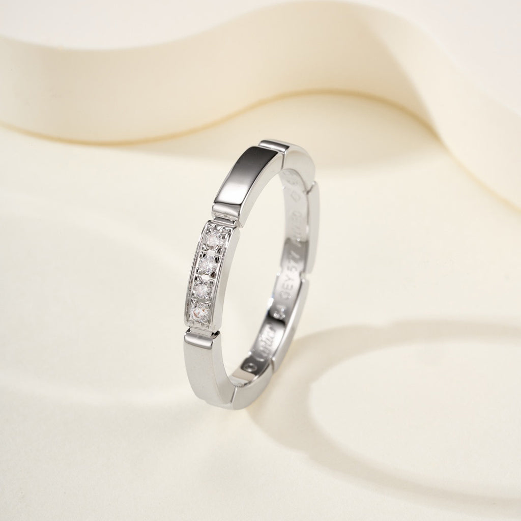 [AURORA]MAILLON PANTHERE 4 DIAMOND RING