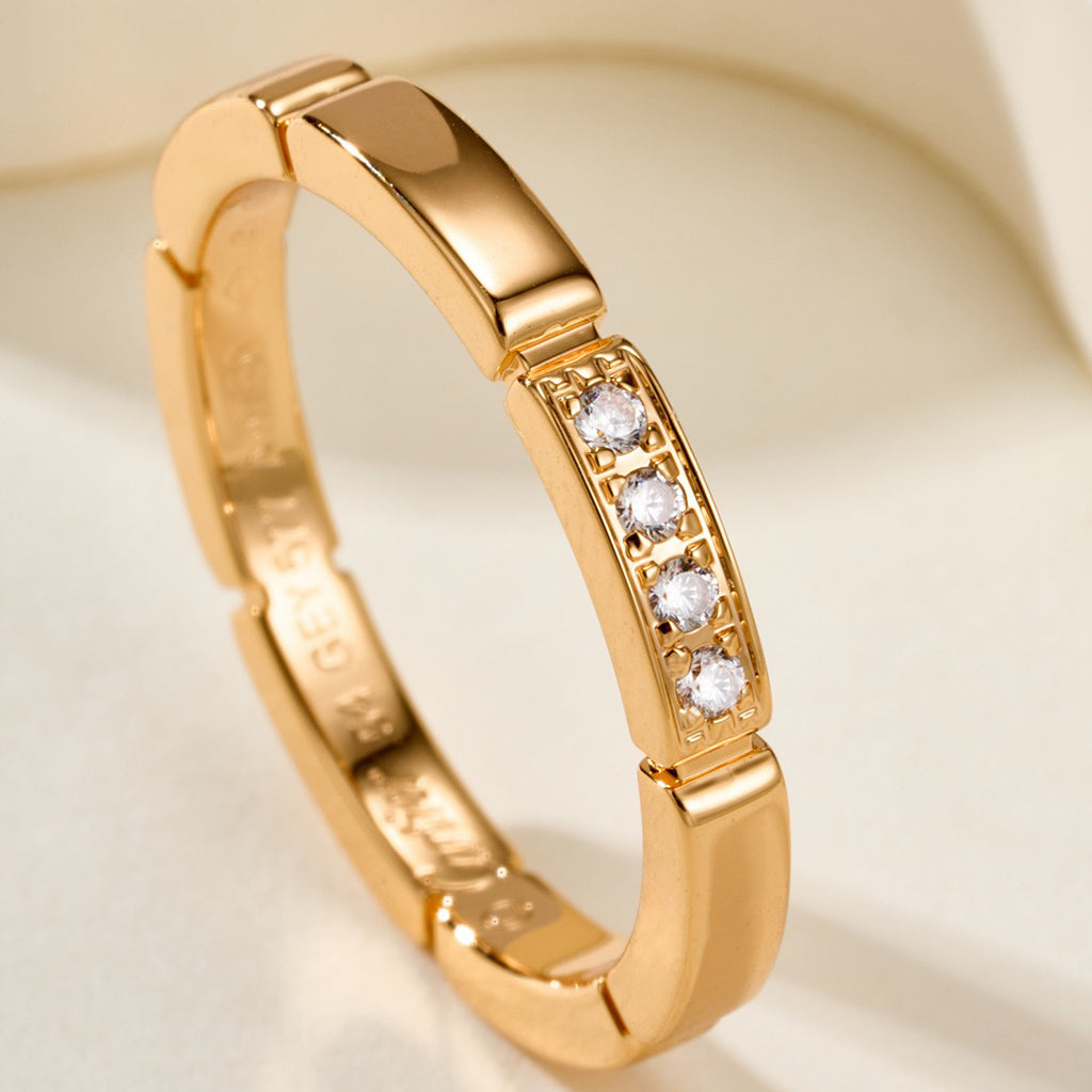 [AURORA]MAILLON PANTHERE 4 DIAMOND RING