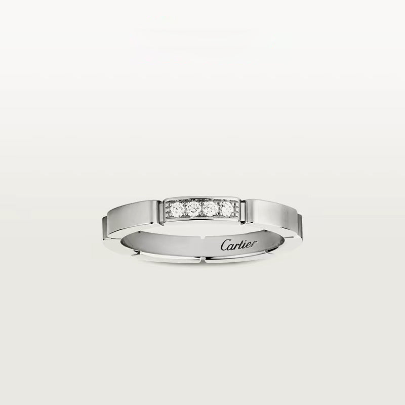 [AURORA]MAILLON PANTHERE 4 DIAMOND RING